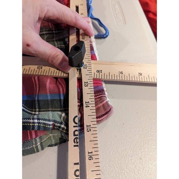 Boden Women's Checkered Print Flannel Pajama Pants Sleepwear Size Medium Red - Picture 8 of 9